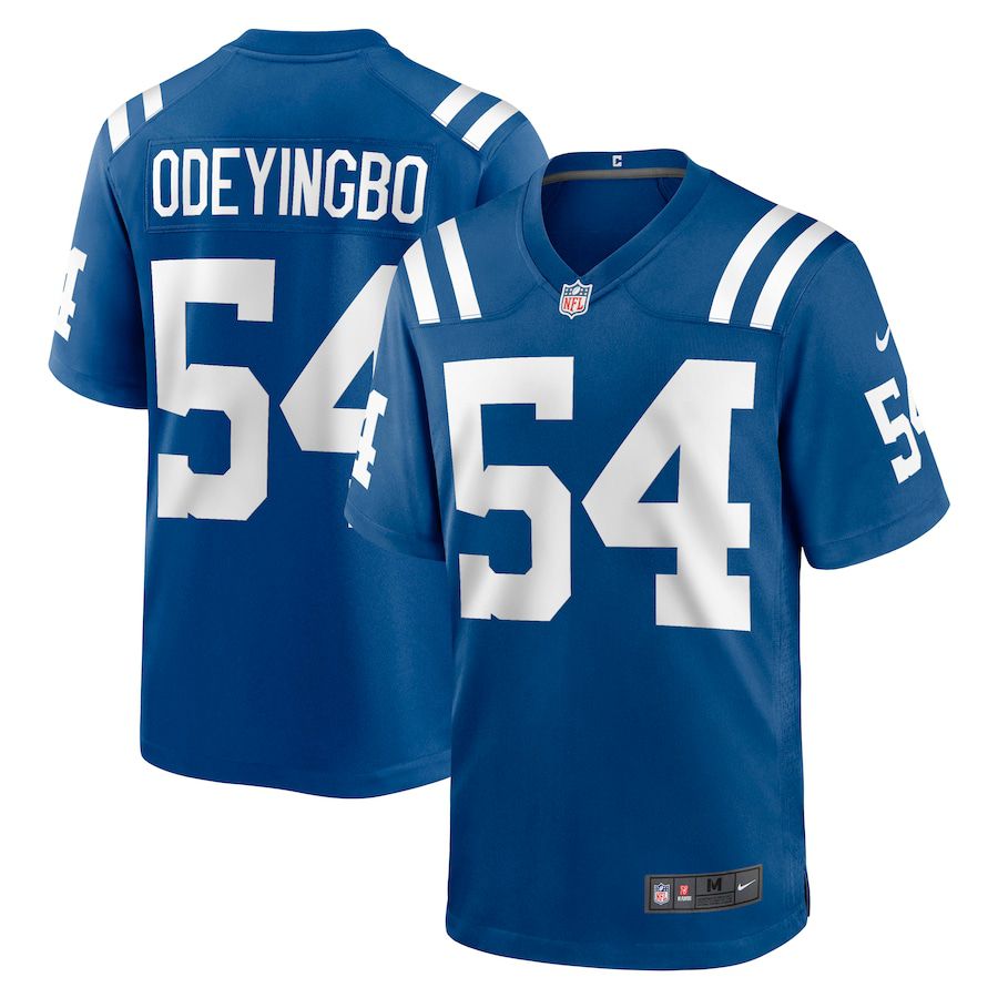 Men Indianapolis Colts 54 Dayo Odeyingbo Nike Royal Game NFL Jersey